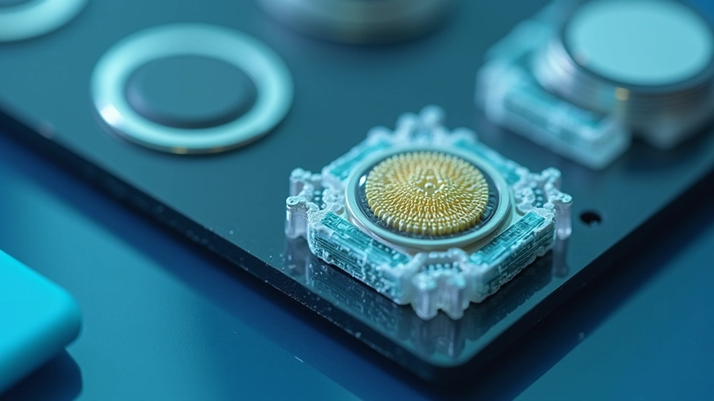 Cietvielu baterijas iekšējā struktūra palielināta ar elektronmikroskopiju — metāla anods, ciets elektrolīts