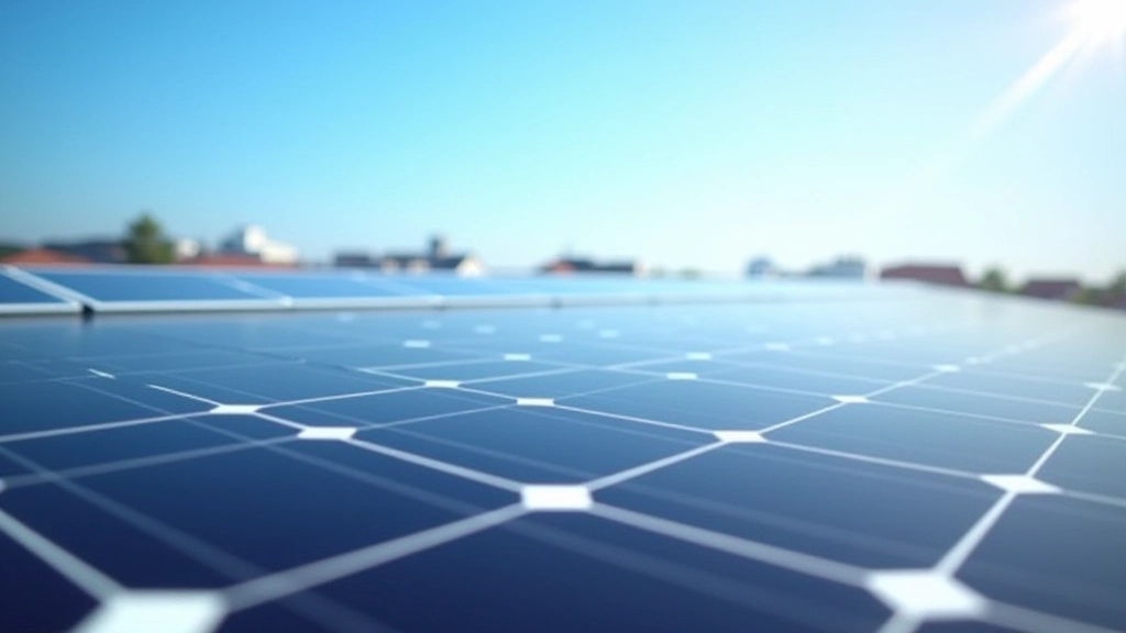 Saules paneļi jumtā ar skaidru debesu fonu, redzami spilgtā saules apgaismojumā